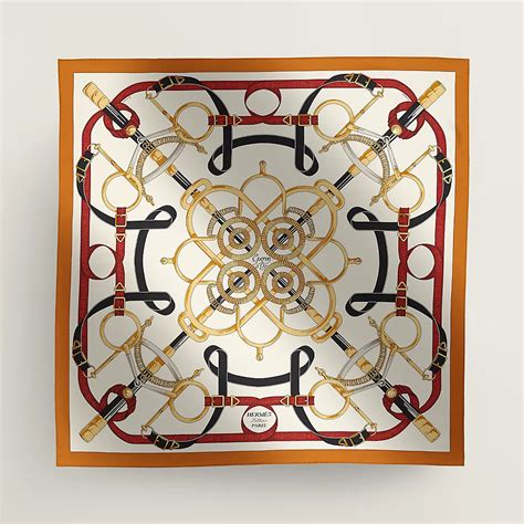 hermes scarf eperon d or|Eperon D'Or forever scarf 90 .